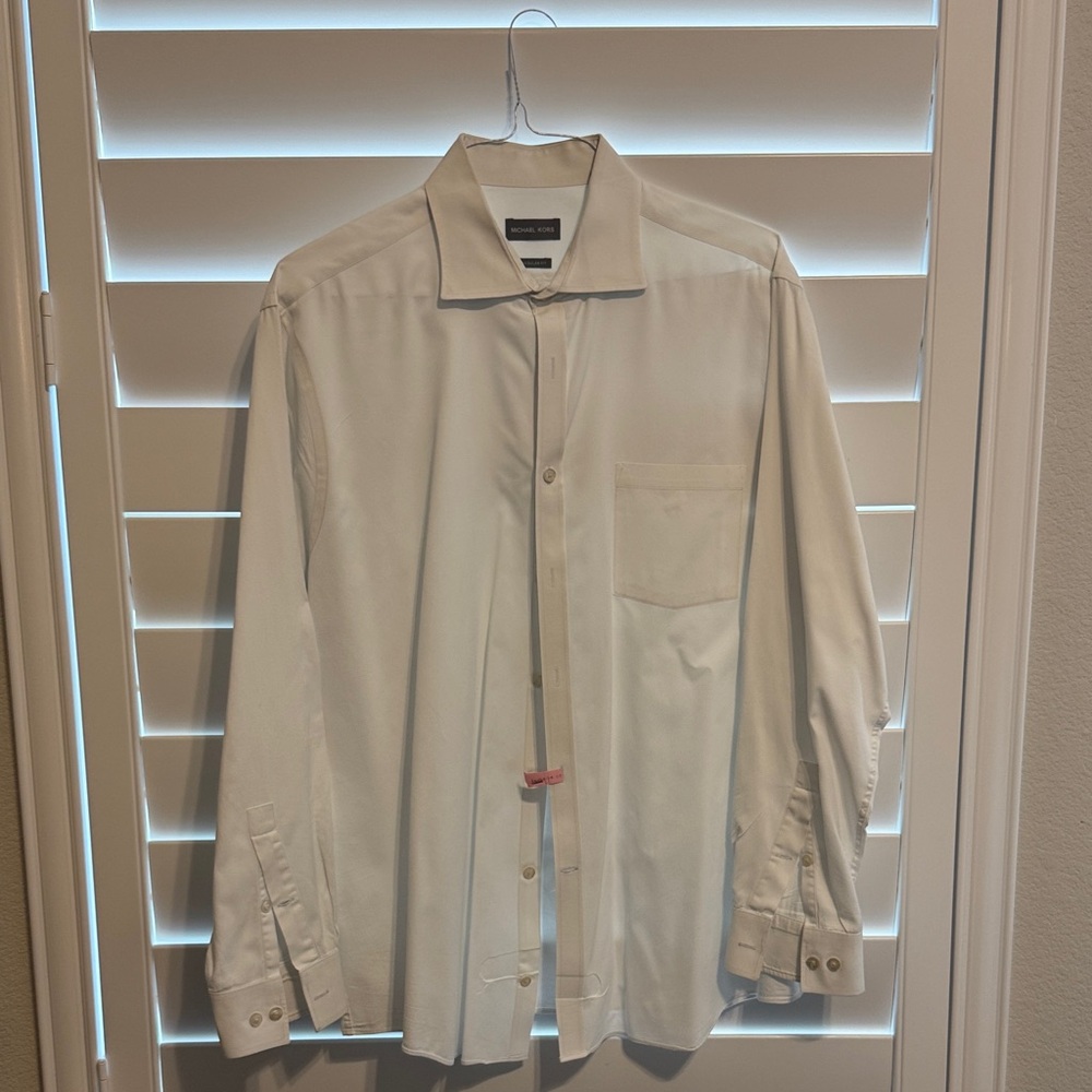 Michael Kors Classic White Dress Shirt